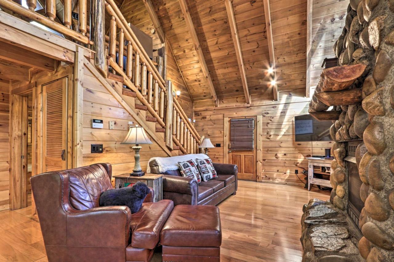 Smoky Mountain Log Cabin 7 Mi To Gatlinburg! Sevierville Exterior foto