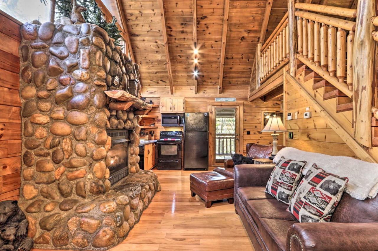 Smoky Mountain Log Cabin 7 Mi To Gatlinburg! Sevierville Exterior foto