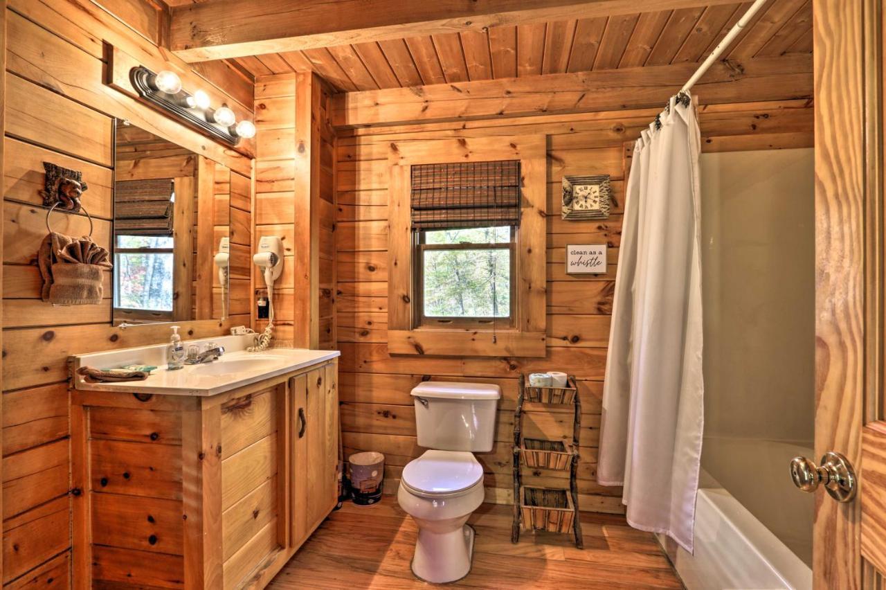 Smoky Mountain Log Cabin 7 Mi To Gatlinburg! Sevierville Exterior foto
