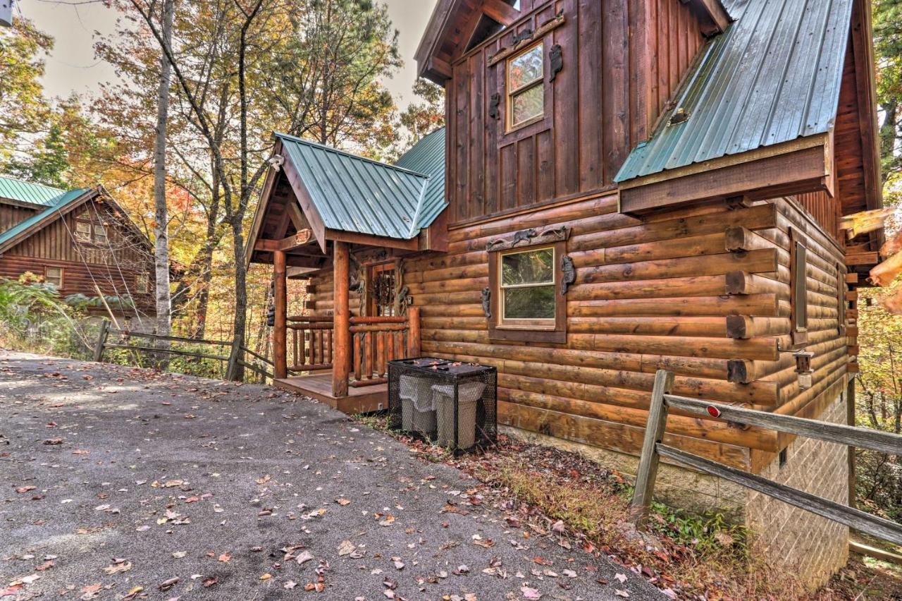 Smoky Mountain Log Cabin 7 Mi To Gatlinburg! Sevierville Exterior foto