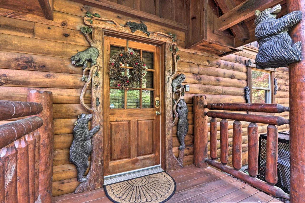 Smoky Mountain Log Cabin 7 Mi To Gatlinburg! Sevierville Exterior foto